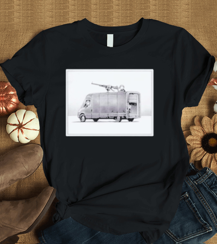 Boldy James Manhunt Banksy Inspired Armored Truck Scene T-Shirt