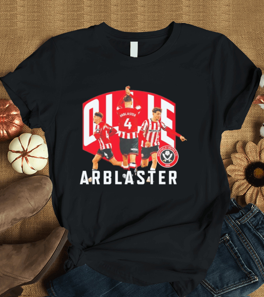Ollie Arblaster 4 Sheffield United FC Player 1867 T-Shirt