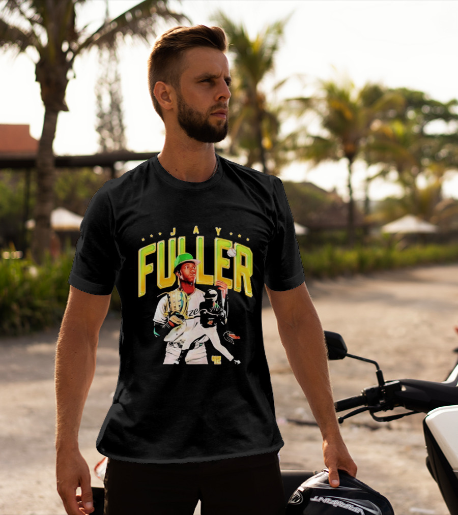 Jay Fuller UAB Baseball Player NCAA Collage With Catcher And Batter T-Shirt