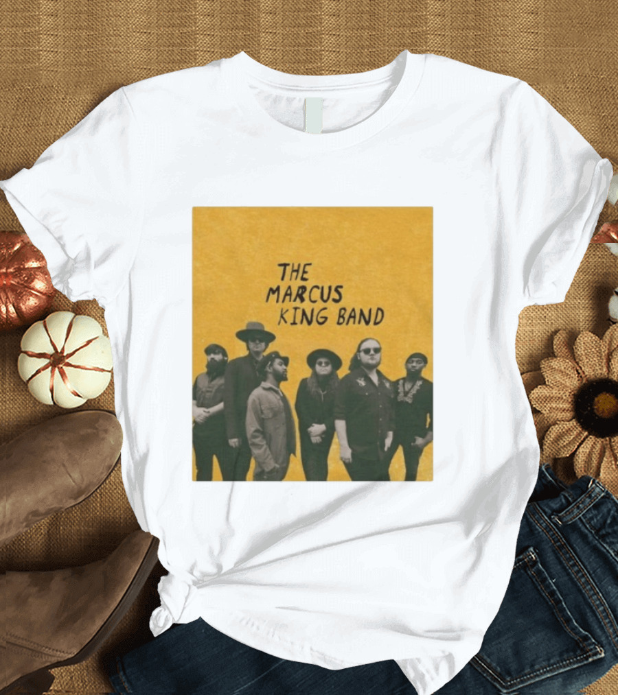 The Marcus King Band Vintage American Tour Group Photo T-Shirt