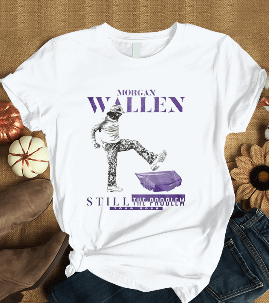 Morgan Wallen Still The Problem Tour 2026 Minnesota Vikings Collaboration T-Shirt