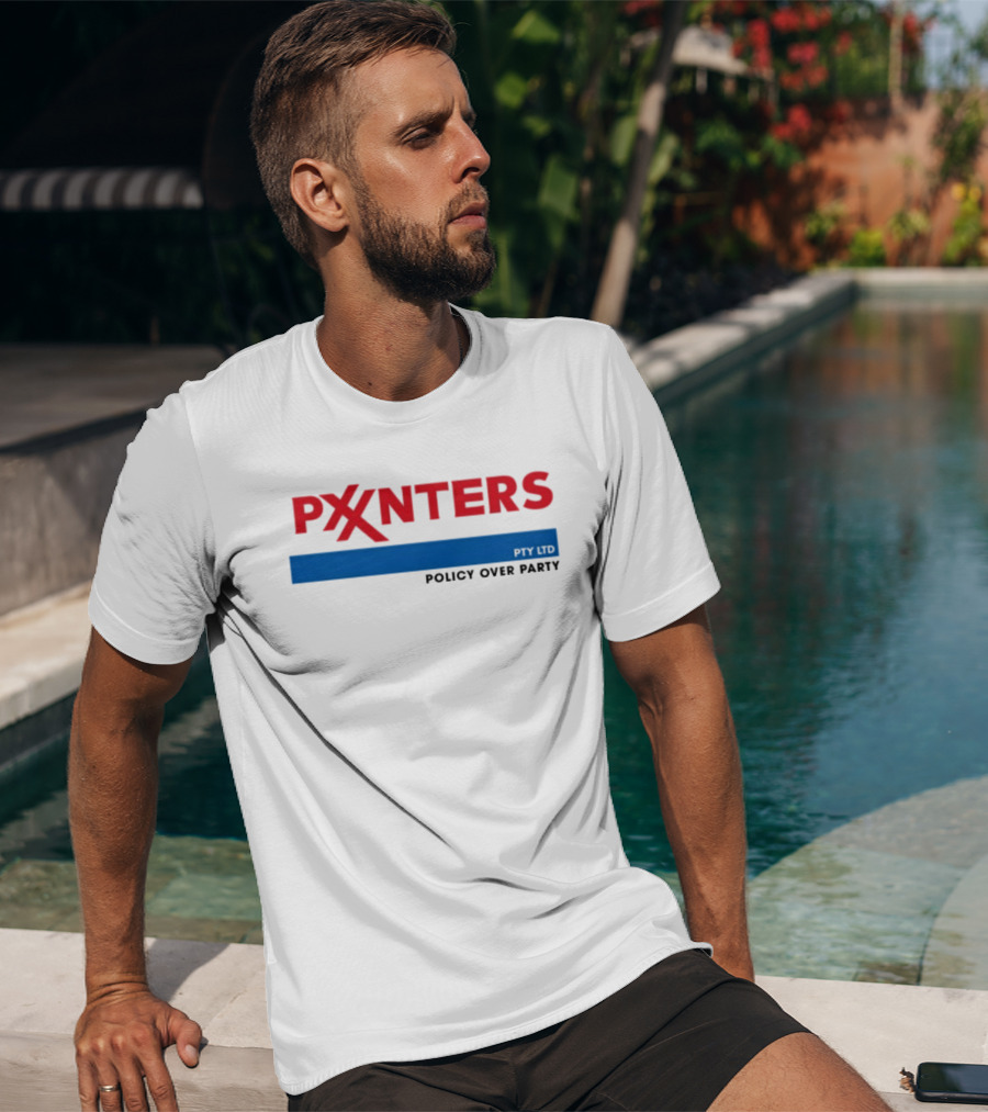 PXXNTERS Policy Over Party Politics T-Shirt