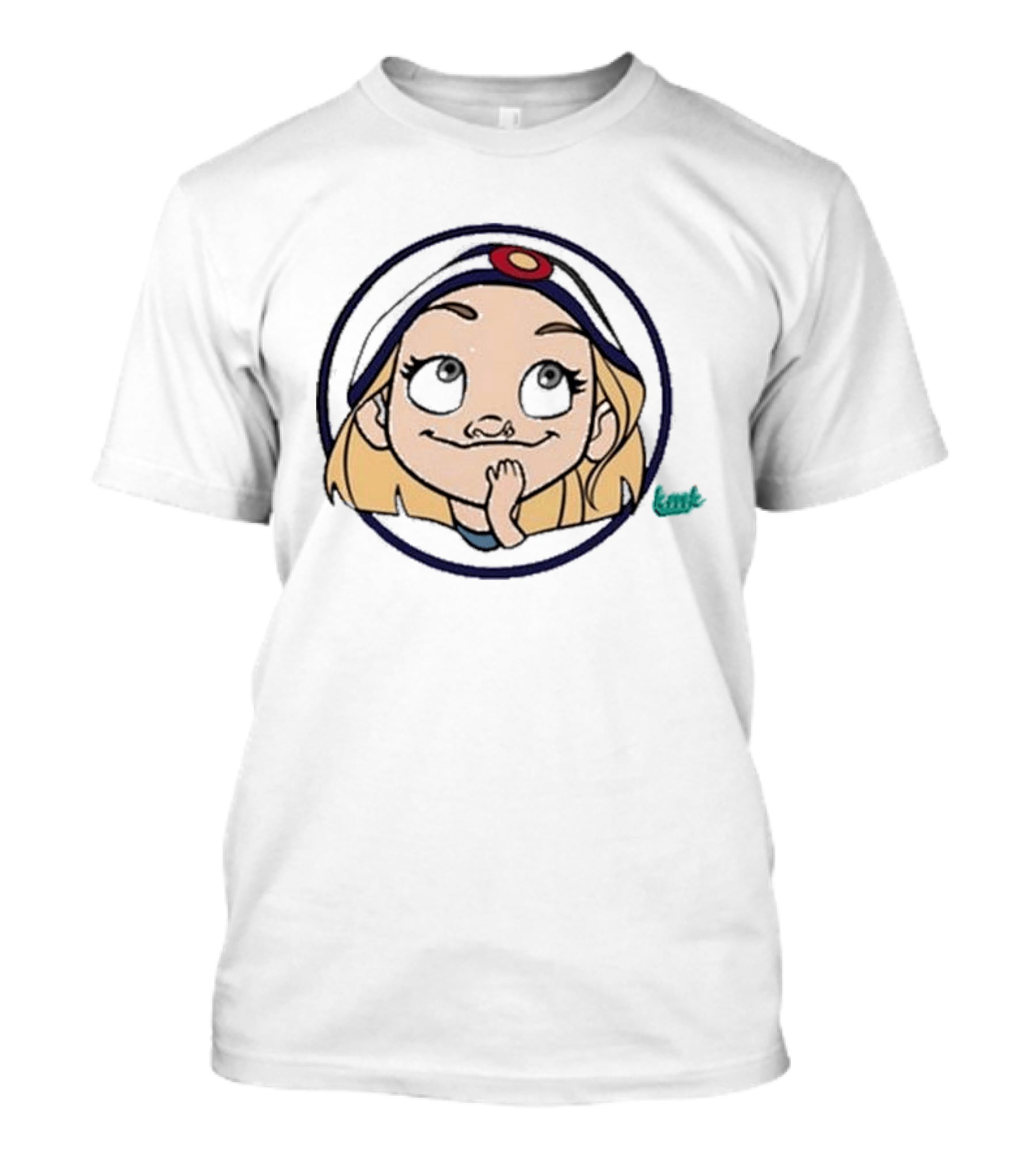 Kallmekris Riley Cartoon Character With Hat T-Shirt