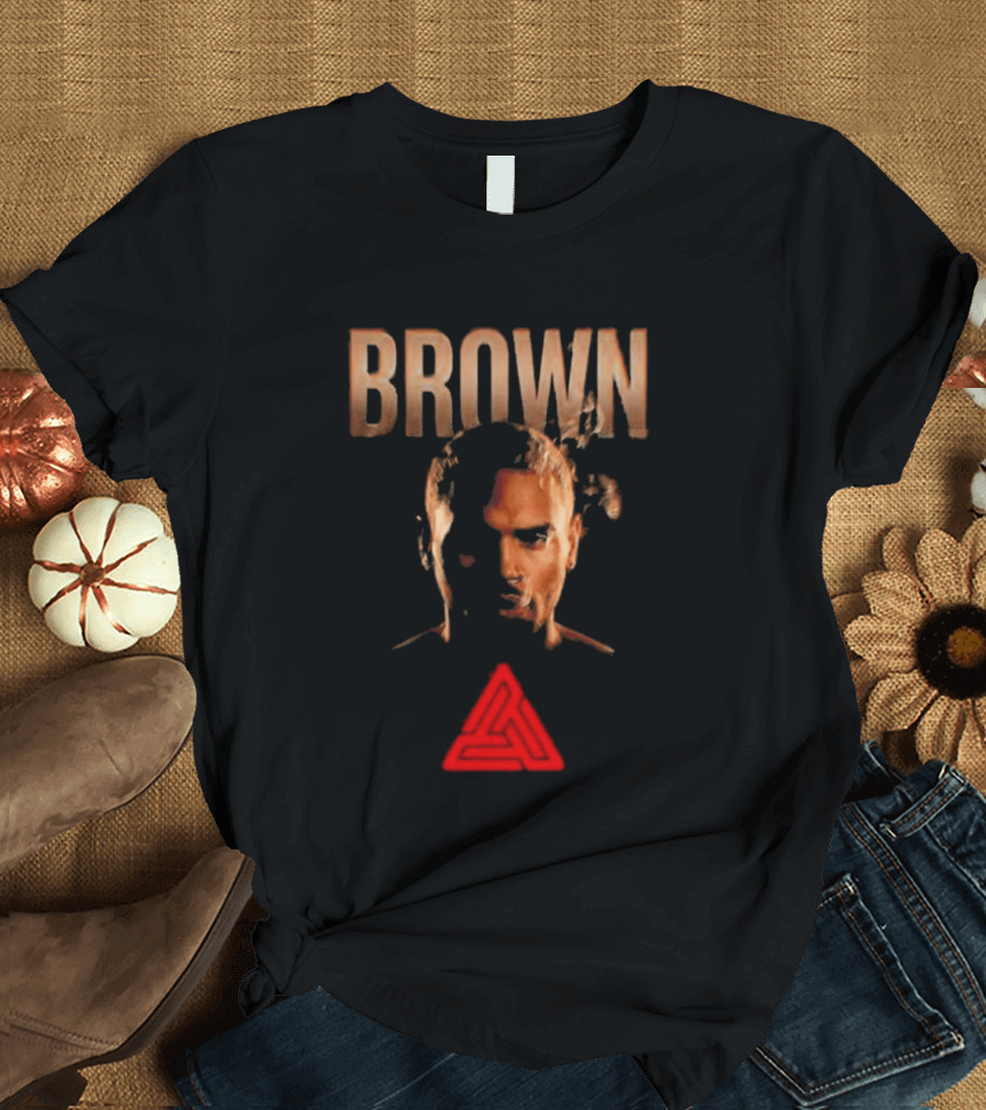 Chris Brown 2026 R&B Tour Promo With Geometric T-Shirt