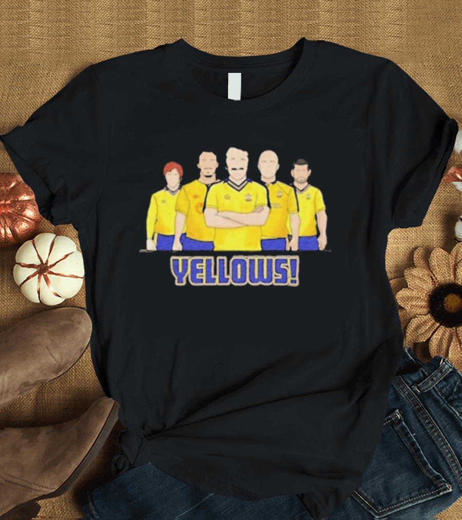 Saintsfc Yellows Soccer Team United In Yellow Jerseys T-Shirt