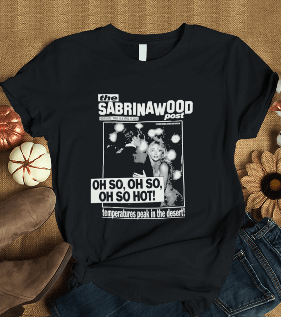 The SABRINAWOOD Post OH SO, OH SO, OH SO HOT! Temperatures Past 8 In The South T-Shirt