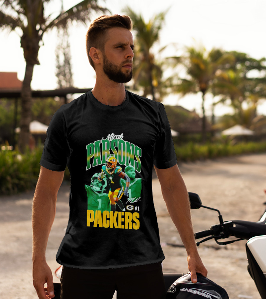 Micah Parsons Green Bay Packers NFL Iconic 2023 #1 T-Shirt