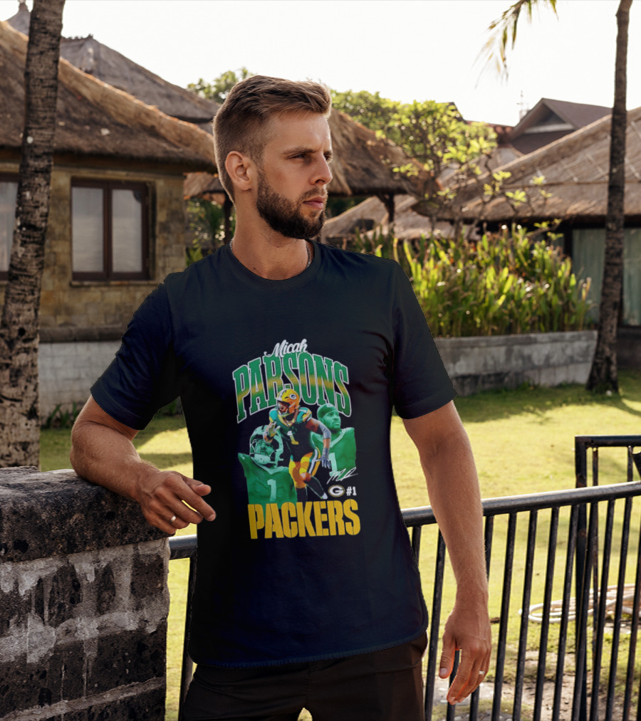 Micah Parsons Green Bay Packers NFL Iconic 2023 #1 T-Shirt