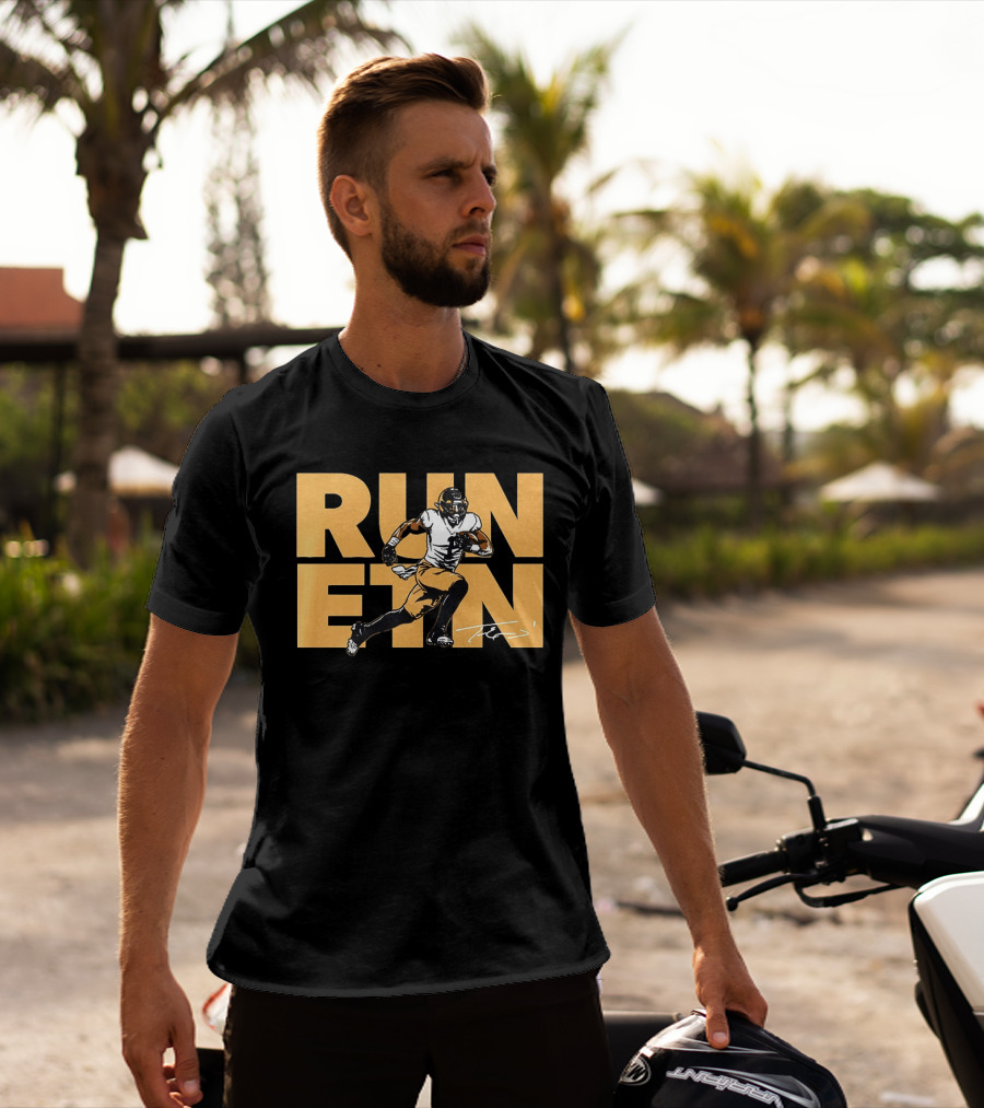 RUN ETN New Orleans Saints Football Sportswear T-Shirt