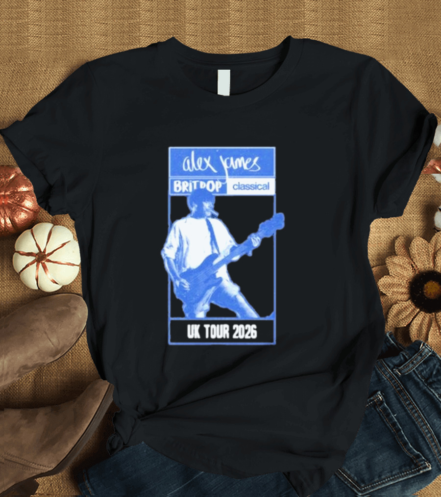 Alex James Britpop Classical UK Tour 2023 T-Shirt