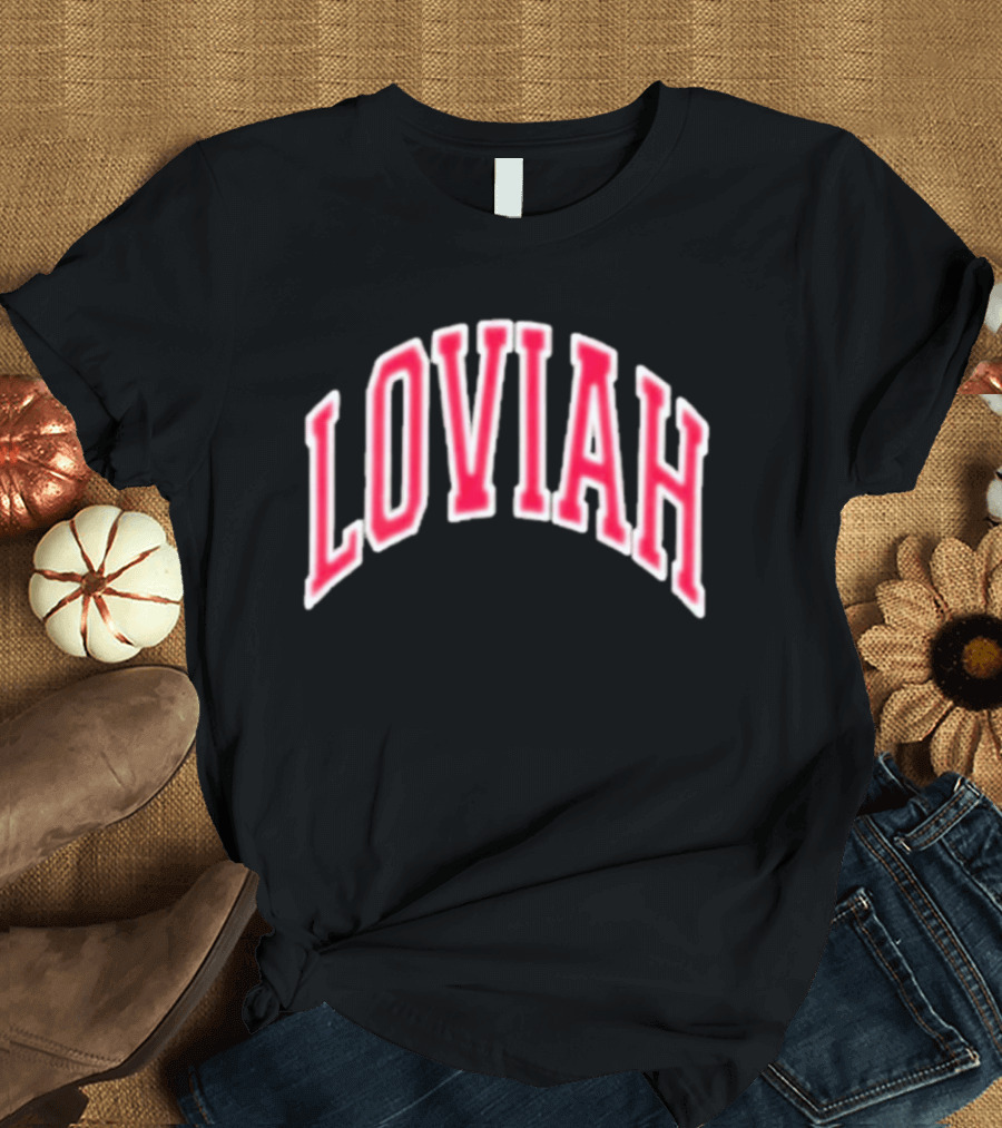 Empire Loviah Team Bold Red Arch Lettering T-Shirt