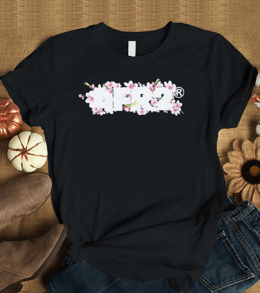 FR2 Embroidery Sakura Cherry Blossoms T-Shirt