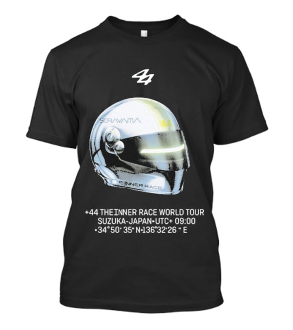 Sorayama Inner Race 44 Lewis Hamilton Helmet T-Shirt