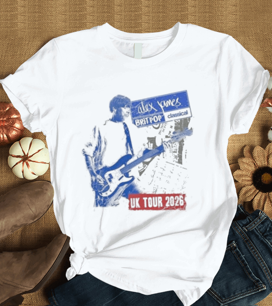 Alex James Britpop Classical UK Tour 2026 T-Shirt