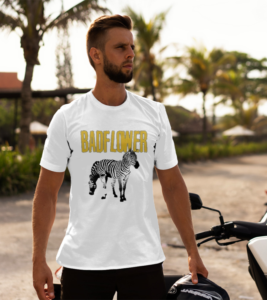 Badflower Zebra T-Shirt