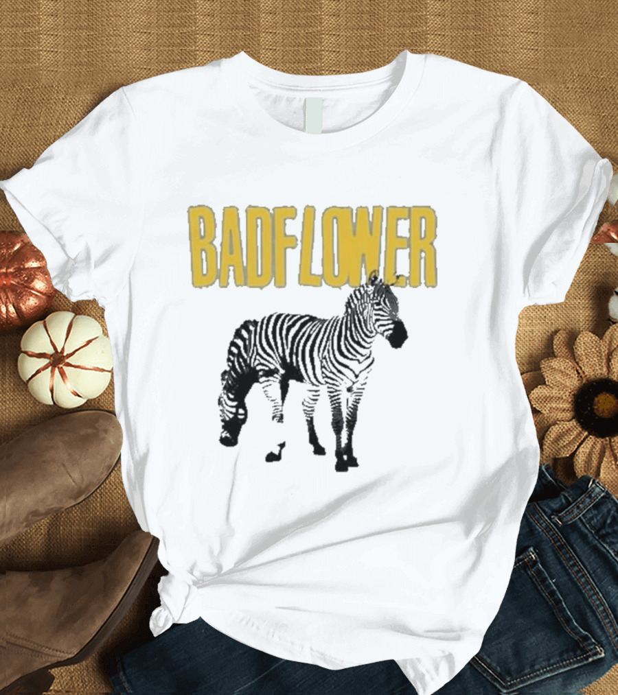Badflower Zebra T-Shirt