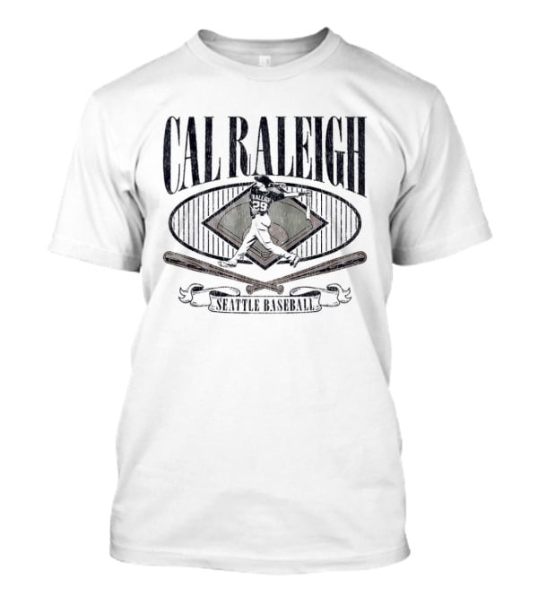 Cal Raleigh Seattle Mariners Diamond Standouts Baseball T-Shirt