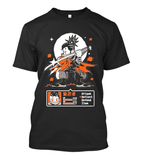 Attack Deflect Defense Item Ghost Wolf Goblin Tengu T-Shirt