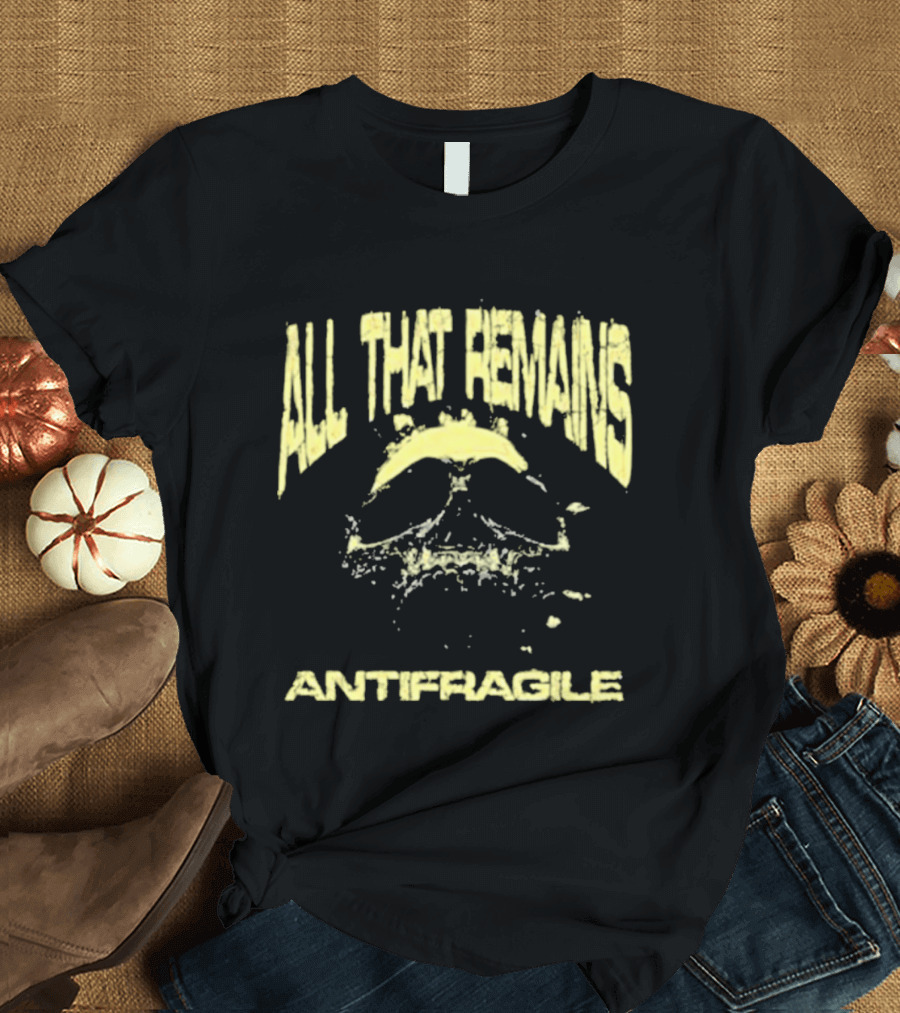 All That Remains Antifragile Distressed Crescent T-Shirt