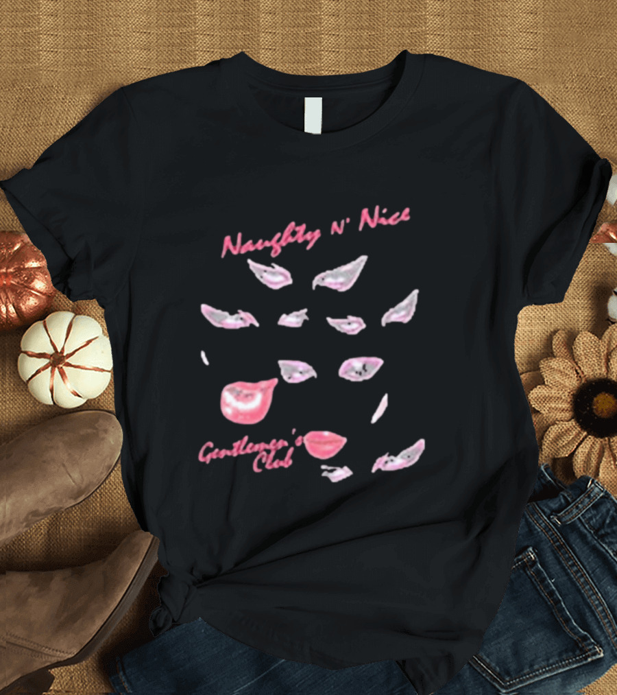 Naughty N' Nice Eyes Gentlemen's Club T-Shirt
