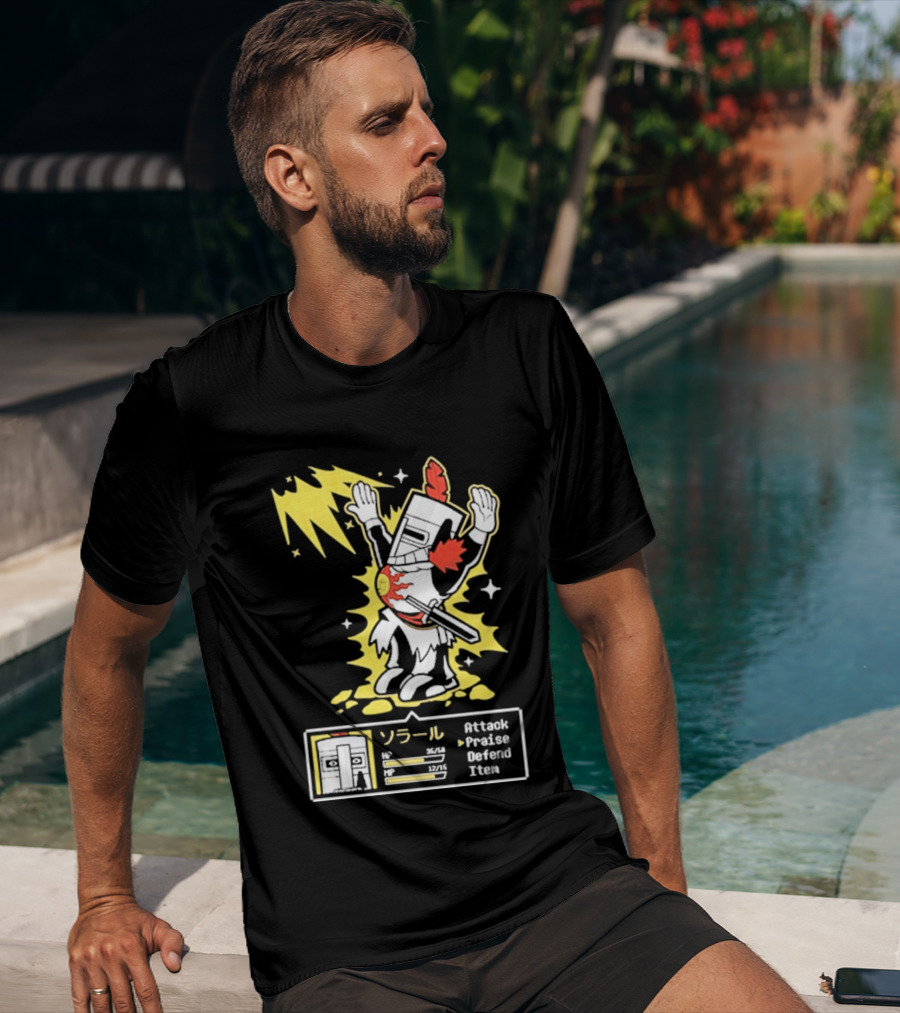 Solar Man Goblin Tengu Attack Praise Defend Item T-Shirt