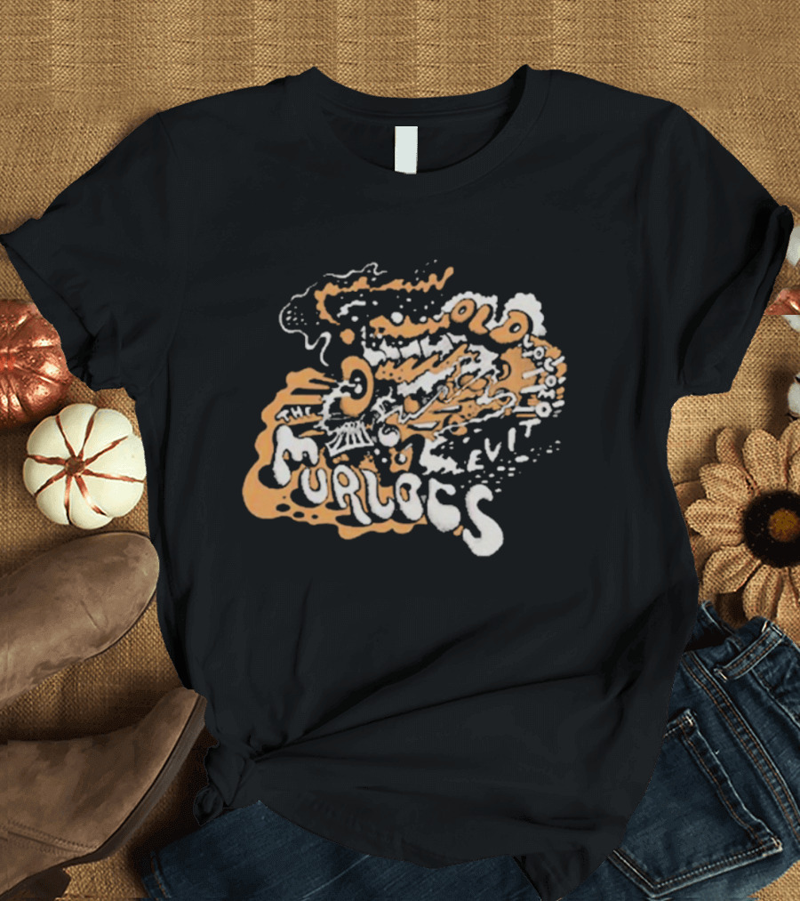 The Murlocs Old Locomotive Psychedelic Lettering T-Shirt