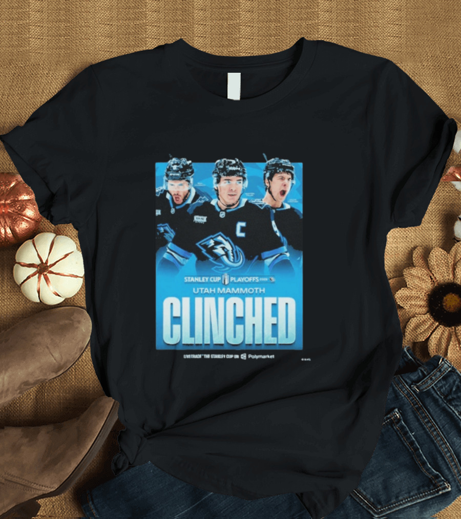 Utah Mammoth Clinched Stanley Cup Playoffs 2026 T-Shirt