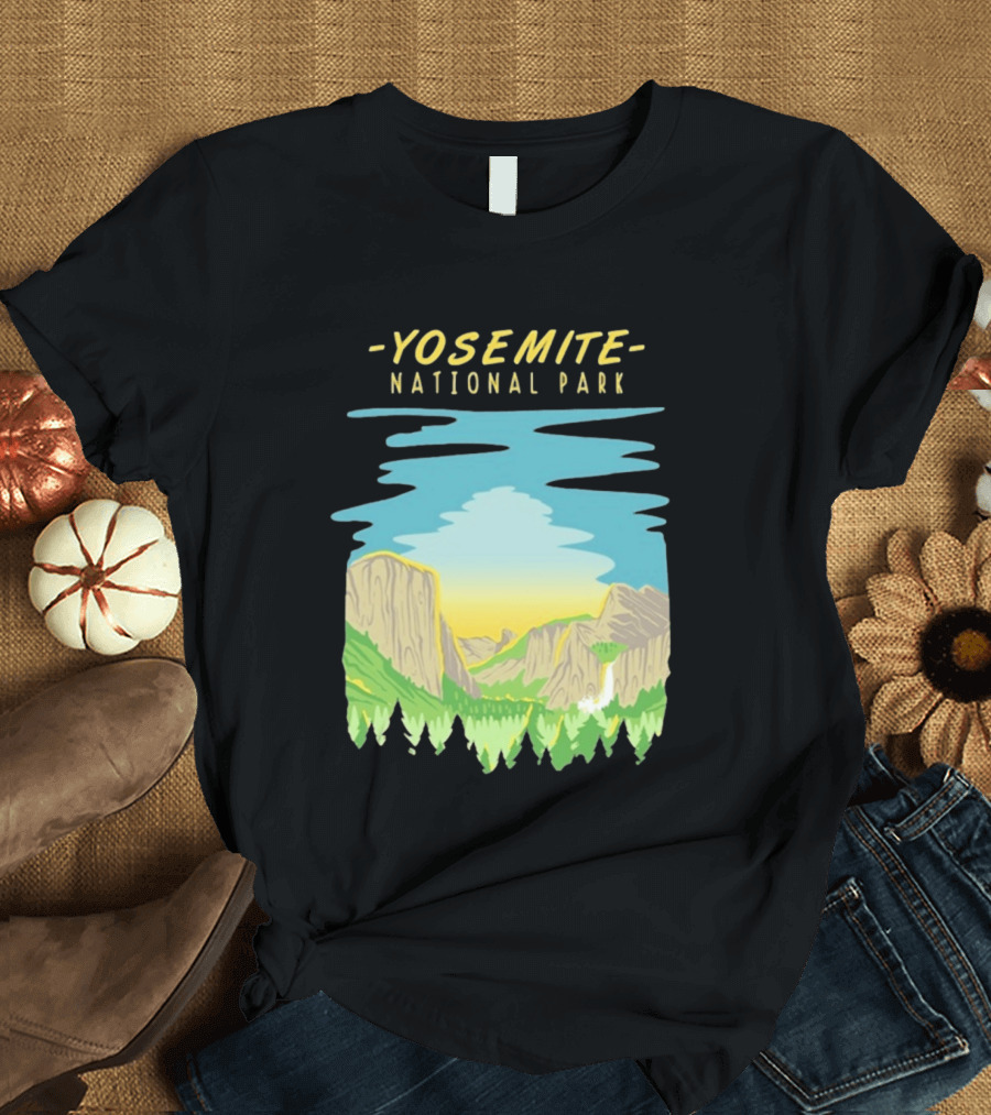 Yosemite National Park Scenic Nature Vista T-Shirt