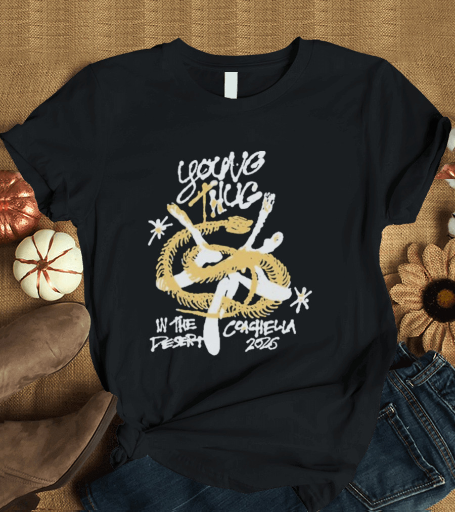 Young Thug Coachella 2026 Desert Performance Snake T-Shirt