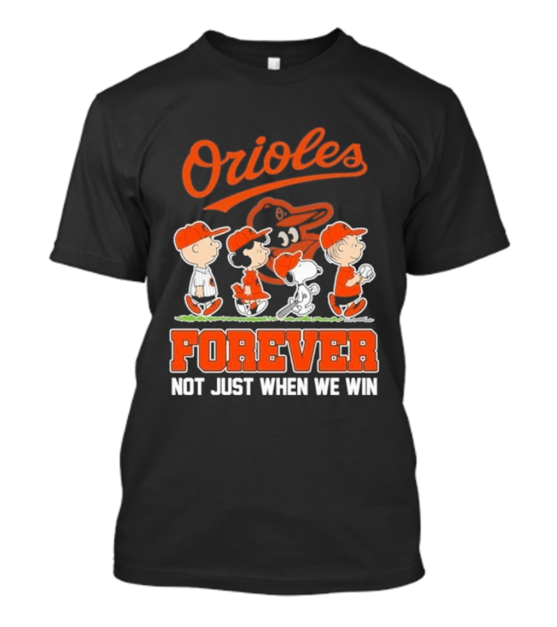 Orioles Peanuts Abbey Road Forever Not Just When We Win 2026 T-Shirt