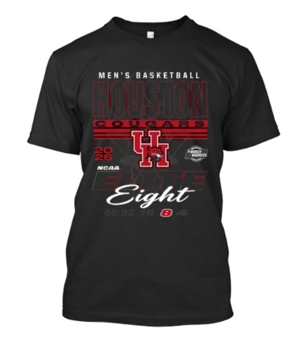 Houston Cougars 2026 Men's Basketball NCAA Elite Eight Bound T-Shirt