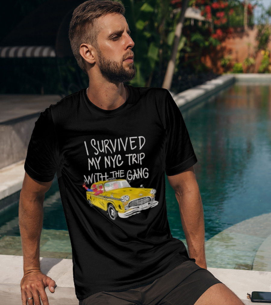 I Survived My NYC Trip With The Gang Spider Perks Taxi Adventure T-Shirt