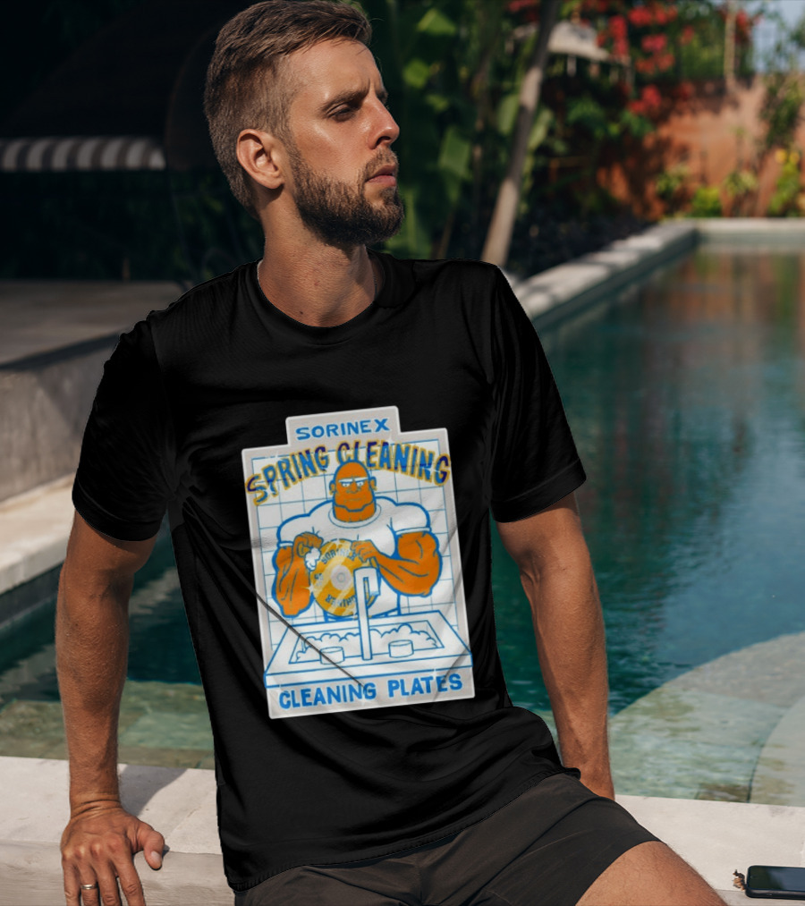 SORINEX Spring Cleaning Cleaning Plates T-Shirt