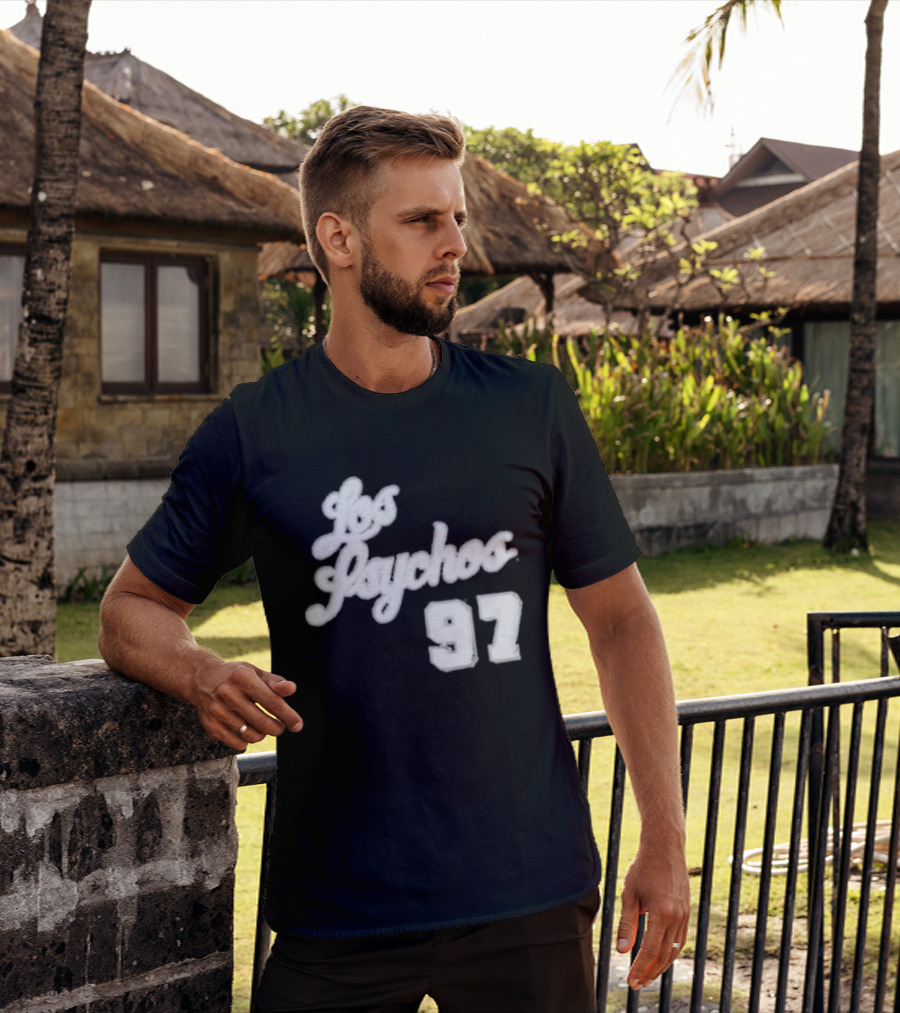 Los Psychos 97 Throwback The Psycho Realm Rare T-Shirt