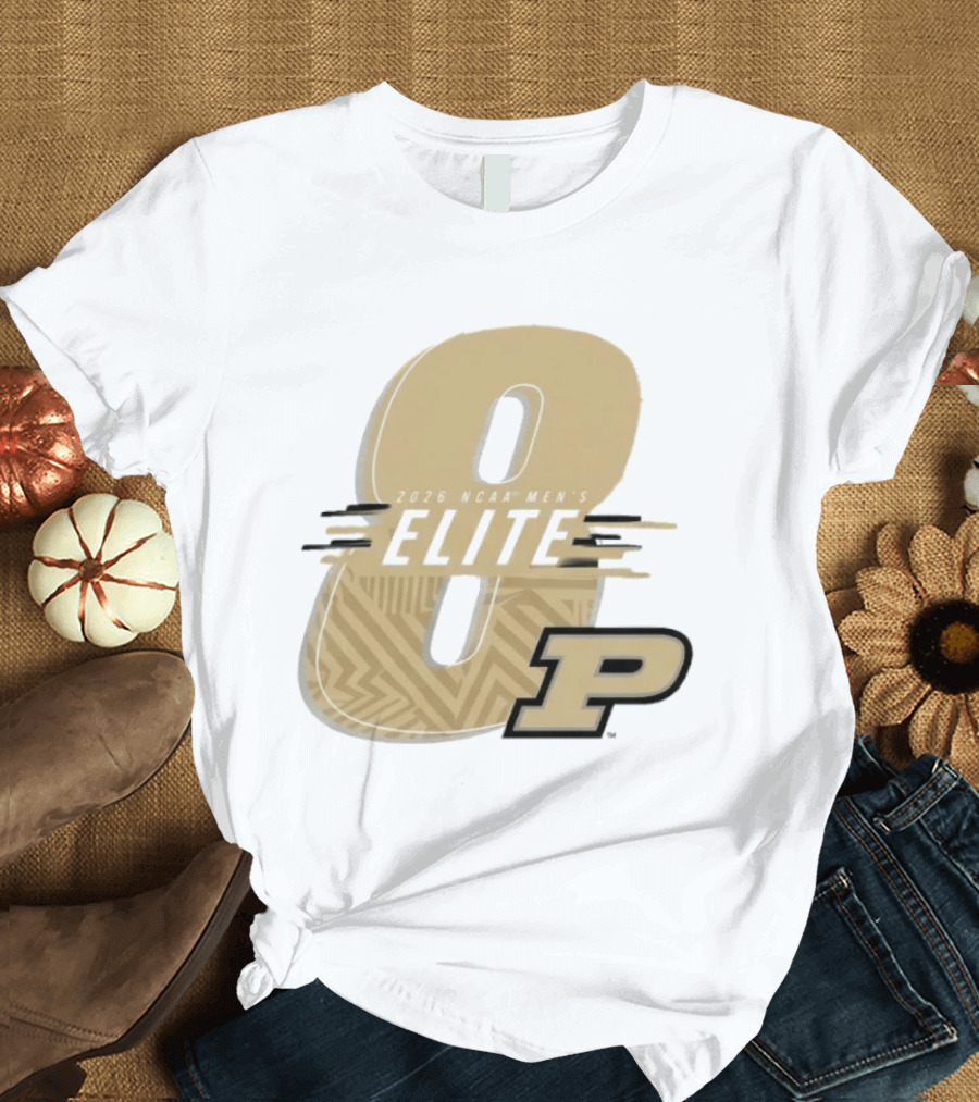 Purdue Boilermakers 2026 NCAA Men's Elite 8 T-Shirt