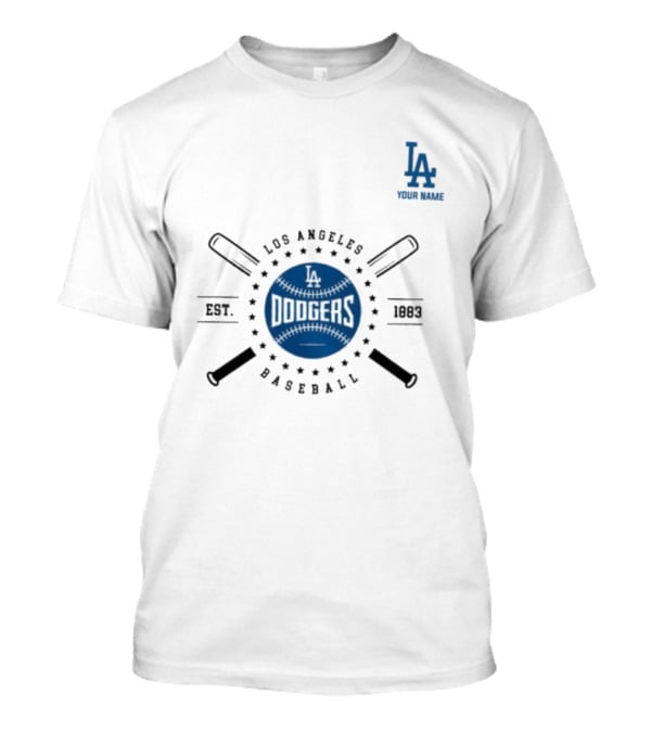 Los Angeles Dodgers Baseball Est 1883 LA Team Store T-Shirt