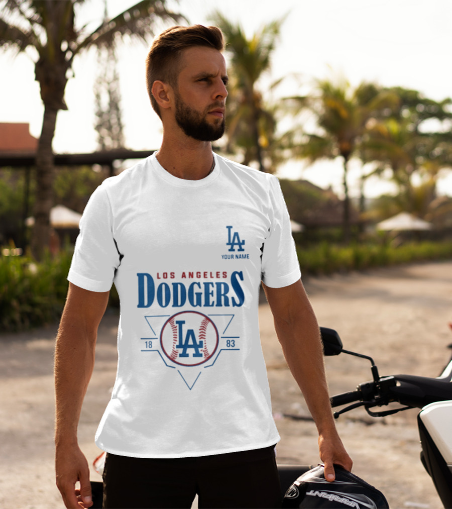 Los Angeles Dodgers 1903 Your Name LA Baseball T-Shirt