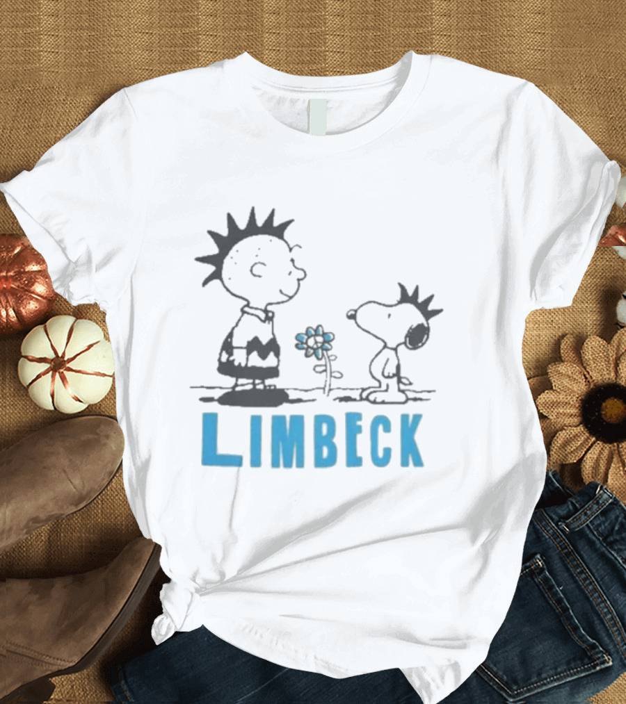 Peanuts Snoopy Punk Charlie Brown Limbeck Flower T-Shirt