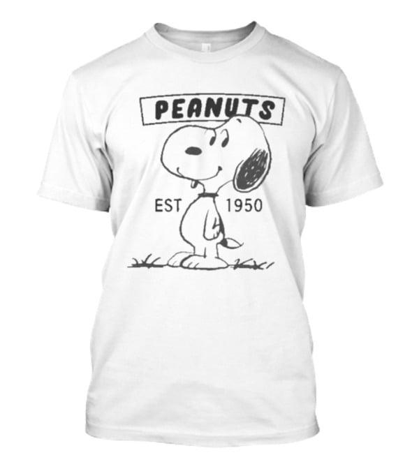 Peanuts Snoopy Smile EST 1950 Vintage Comic T-Shirt