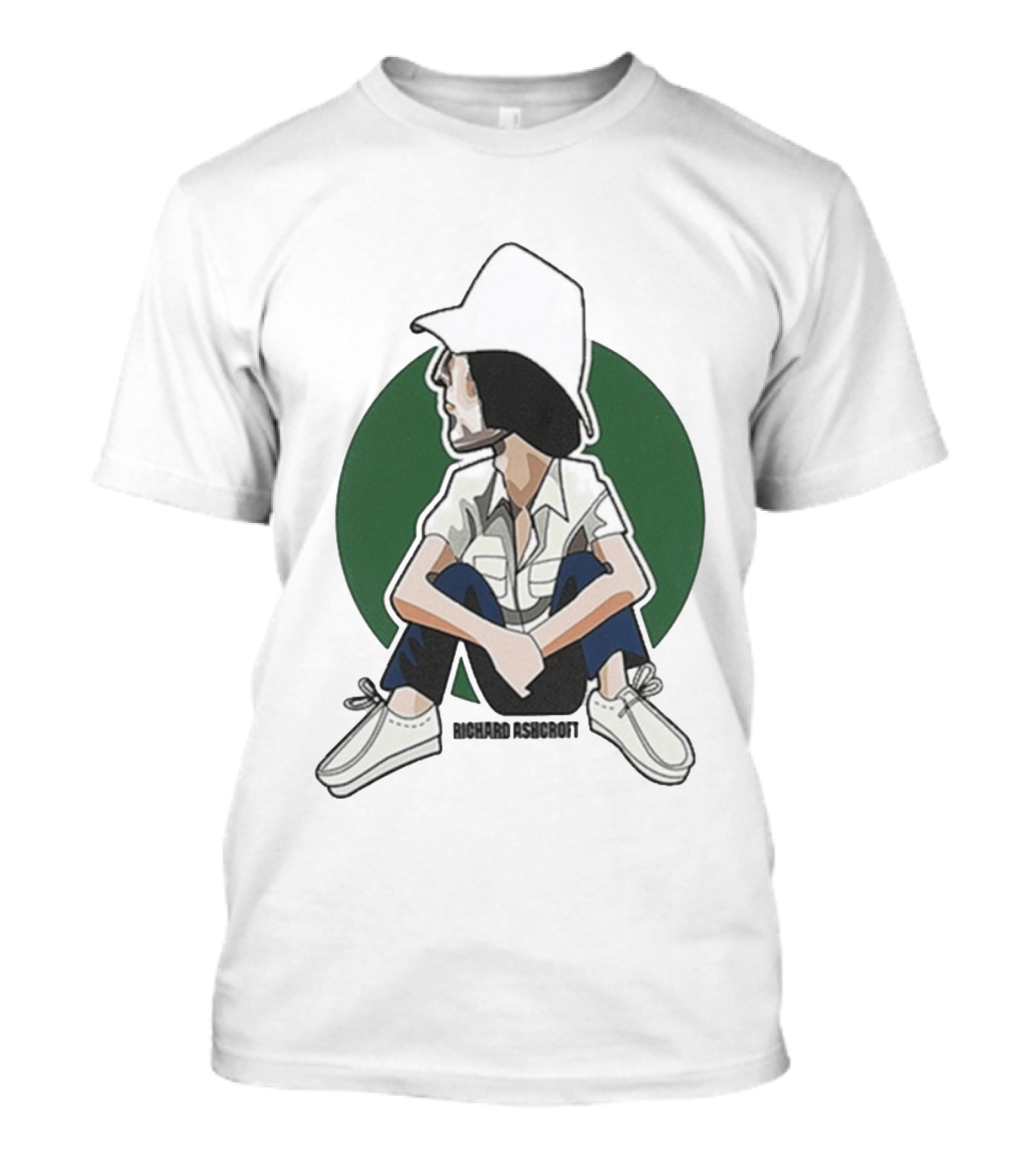 Richard Ashcroft 2026 Tour Illustration Seated Figure T-Shirt