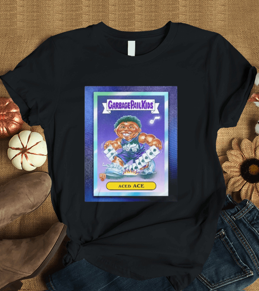 Garbage Pail Kids Aced Ace Bailey Utah Jazz Trading Card T-Shirt