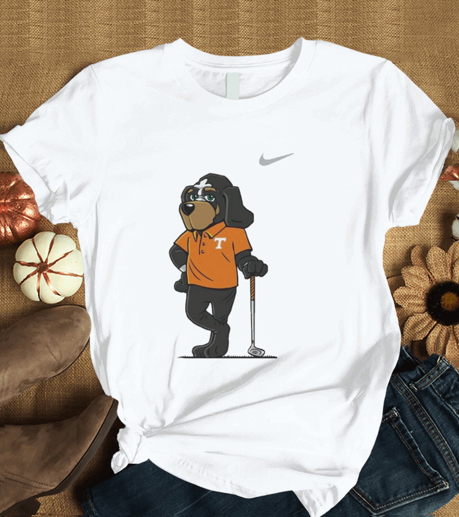 Vol Golfing Smokey In Tennessee Orange Nike T-Shirt