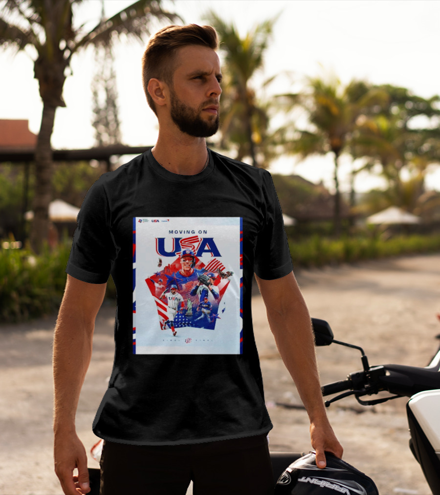 Moving On USA World Baseball Classic 2026 Team USA Final Player T-Shirt