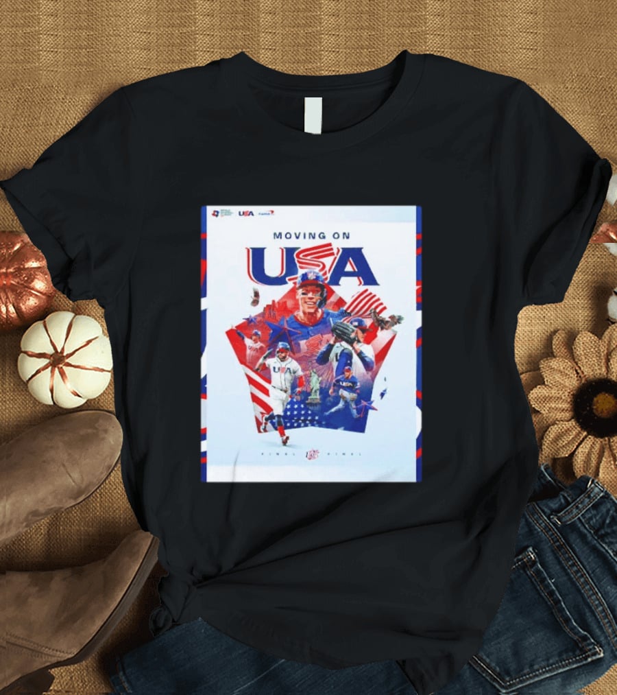 Moving On USA World Baseball Classic 2026 Team USA Final Player T-Shirt