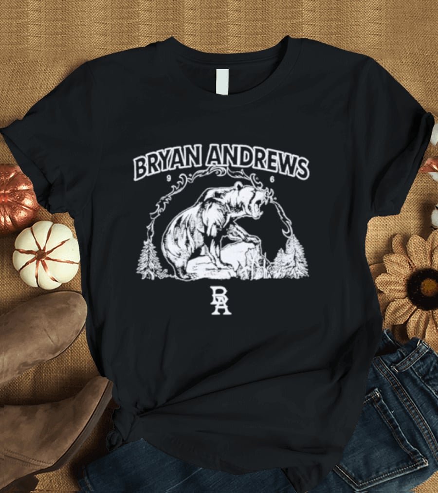 Bryan Andrews Bear Wilderness Scene T-Shirt