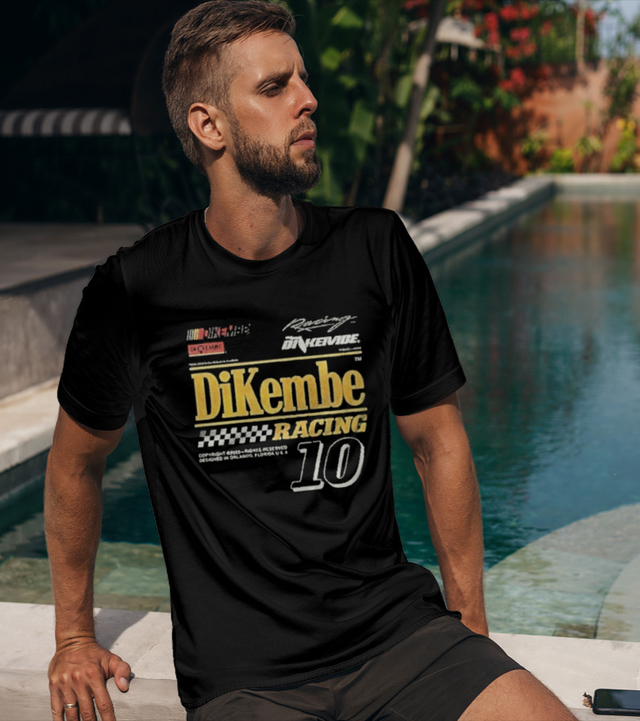 DiKembe Racing Gainesville Orlando Florida Number 10 T-Shirt