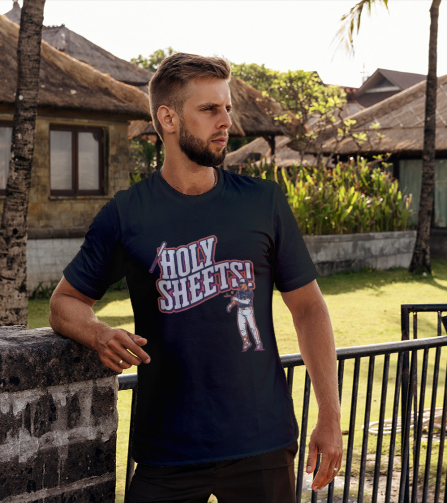 Gavin Sheets Holy Sheets Bat Toss Baseball Player T-Shirt