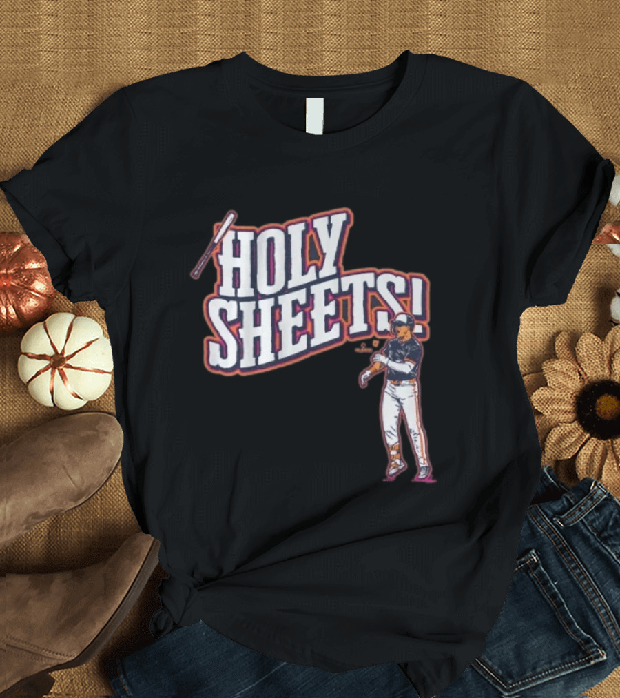 Gavin Sheets Holy Sheets Bat Toss Baseball Player T-Shirt