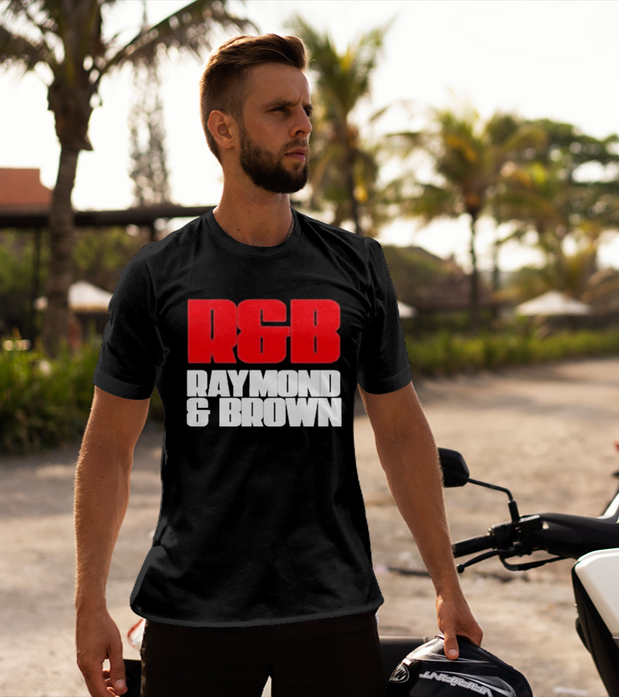 Raymond & Brown R&B World Tour 2026 Bold Red White T-Shirt