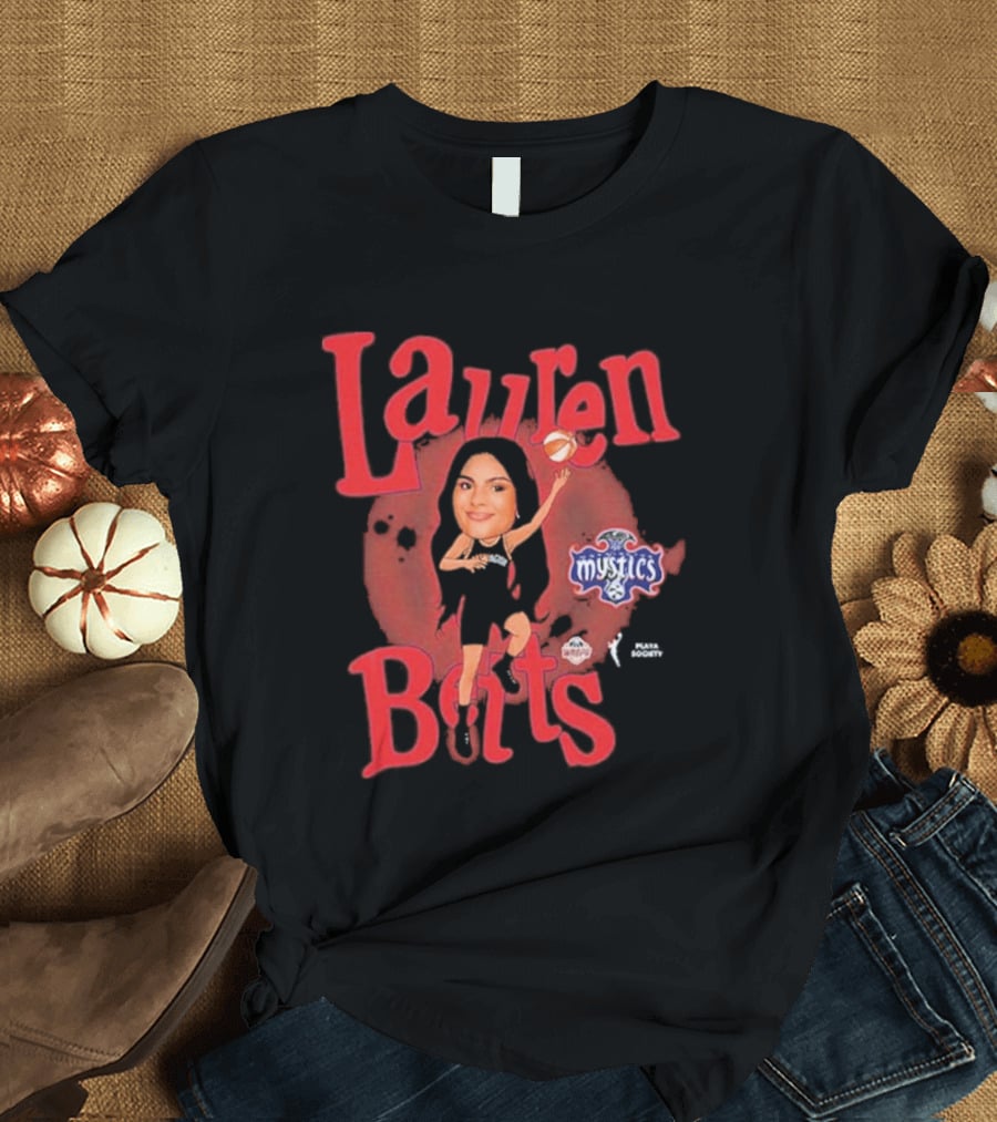 Lauren Betts Washington Mystics WNBA Playa Society 2026 Draft T-Shirt
